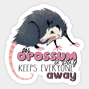 opossum Sticker